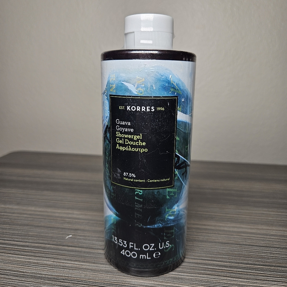 Korres Guava Showergel 400ml 13.53oz body wash new sealed